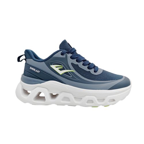 Sneakers Everlast deportivos color azul con suela blanca para mujer
