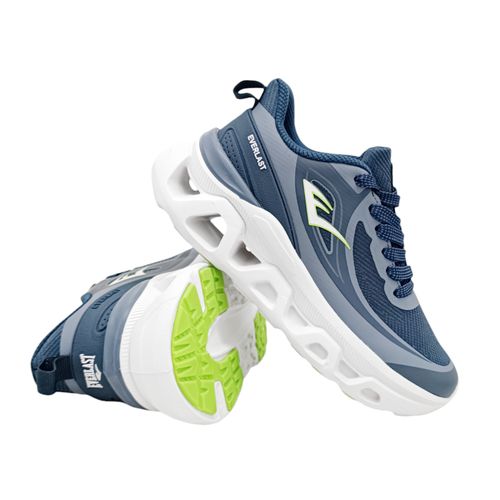 Sneakers Everlast deportivos color azul con suela blanca para mujer