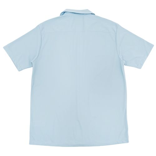 Camisa color celeste de mangas cortas para hombre