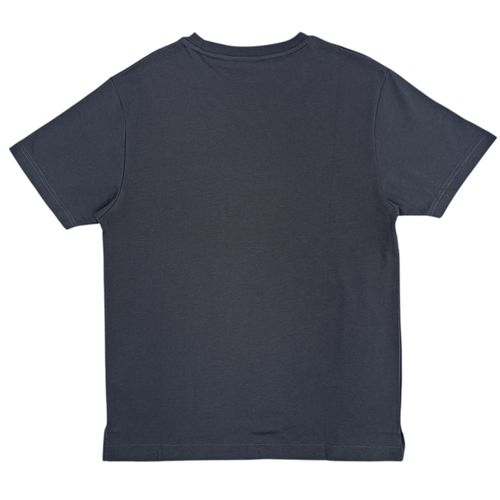 Camiseta color navy con diseño estampado y cuello redondo para hombre