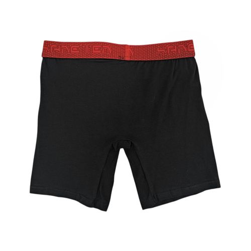 Bóxer color negro con diseño sólido para hombre