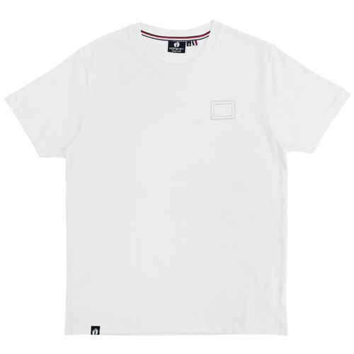 Camiseta para hombre color blanco de cuello redondo para hombre