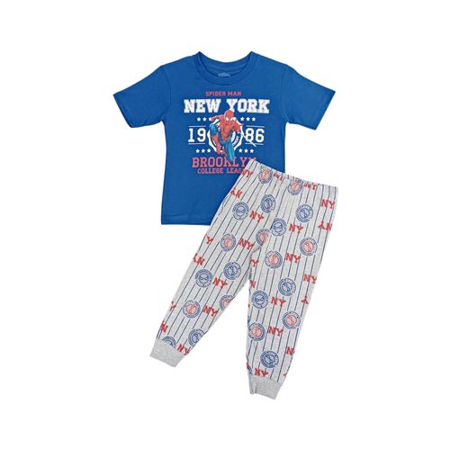 Pijama de pantalón gris con diseño estampado para niño