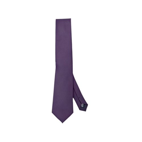 Corbata color morado clásica para hombre