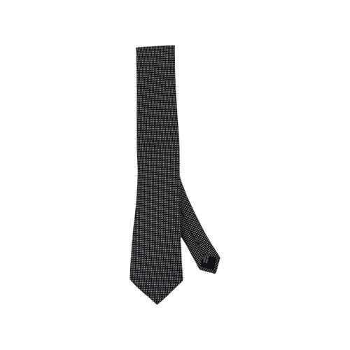 Corbata color gris con diseño cuadriculado para hombre