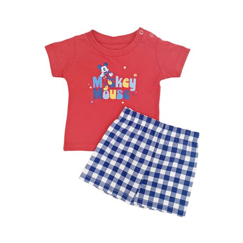 Conjunto de dos piezas en bicolor para bebé niño