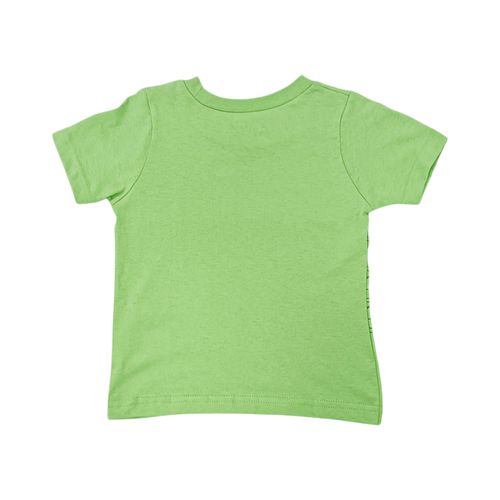 Camiseta color verde de cuello redondo con estampado de Bluey para niño