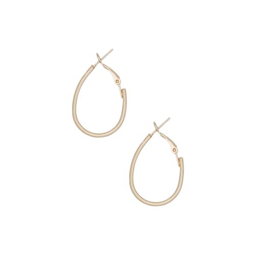 Argollas color dorado con estilo de gota para mujer