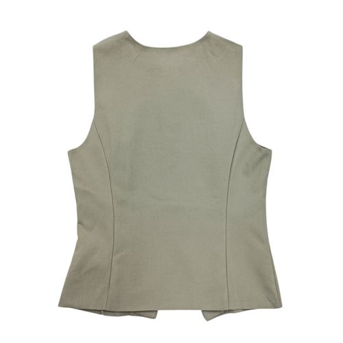Blusa casual color verde tipo chaleco para mujer