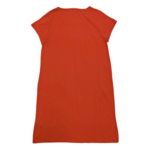 Camisón color rojo de mangas cortas para mujer