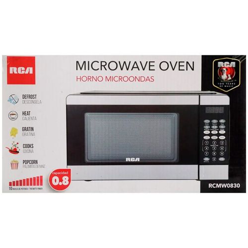 Horno microondas RCA 23 L (0.8 PCU) inox RCMW0830
