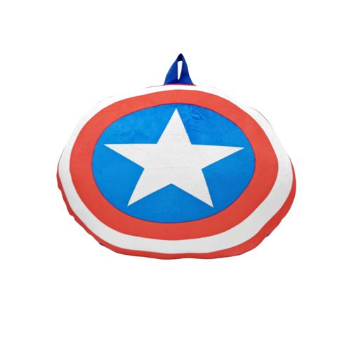 Mochila bicolor alusivo a Capitán América