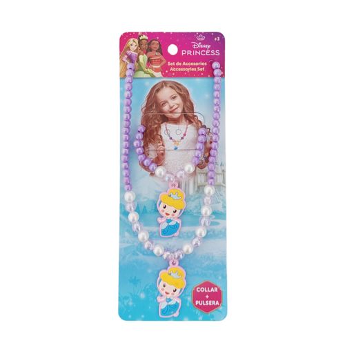 Set de collar y pulsera surtida diseño con textura para niña