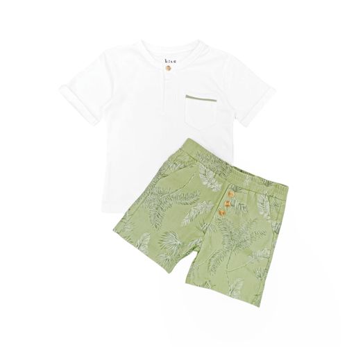Conjunto de short estampado surtido de color para bebé niño