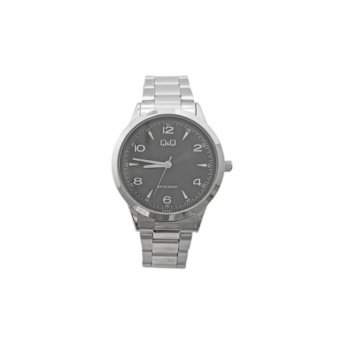 Reloj color plateado con cierre de broche para hombre