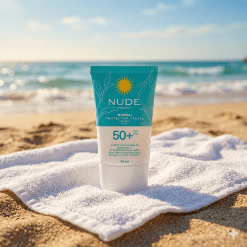 Protector Solar Facial Nude Mineral SPF50+ 40ml