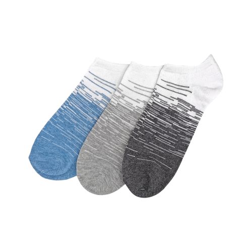 Set de 3 punteras multicolor diseño estampado para hombre