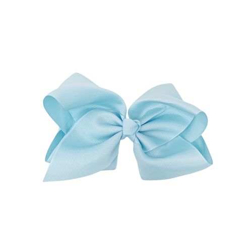 Gancho para cabello color celeste con diseño de chonga para mujer