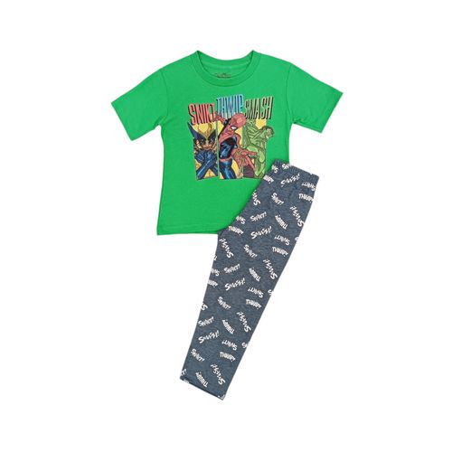 Pijama de pantalón azul con cintura elástica para niño