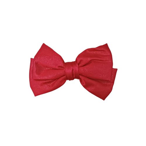 Gancho color rojo en forma de chonga para mujer