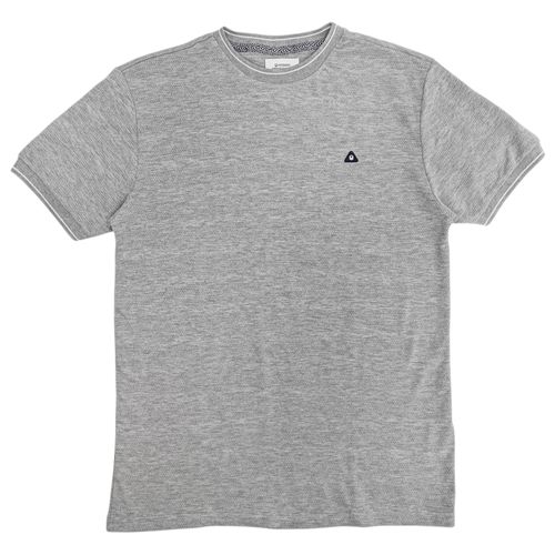 Camiseta color azul con detalle de cuello redondo para mujer