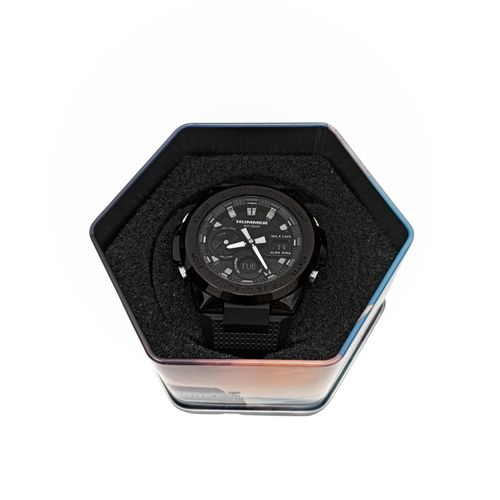 Reloj Hummer color negro con diseño deportivo para hombre