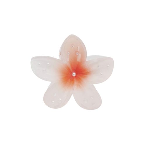 Gancho para el cabello en bicolor con diseño de flor para mujer