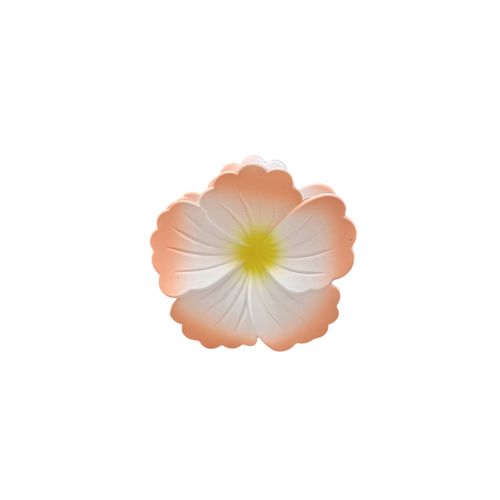 Gancho para cabello color naranja con diseño de flor para mujer