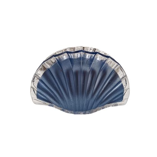 Gancho para cabello color azul con diseño de concha marina para mujer