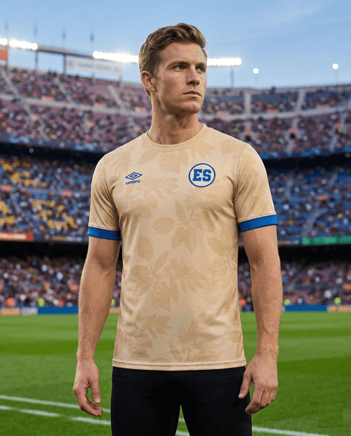 Camiseta prematch Selecta café suave estampada para caballero 2025-26 para hombre