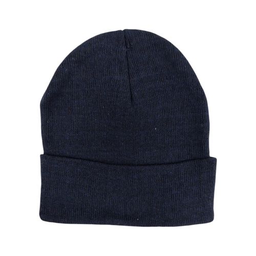 Gorro color navy diseño con textura para hombre