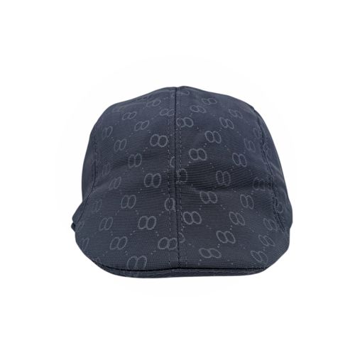 Boina color azul con diseño estampada para hombre