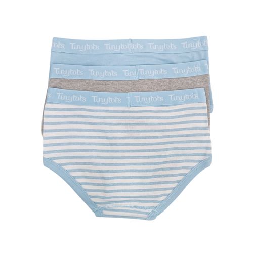 Set de calzoncillos de algodón en bicolor para niño