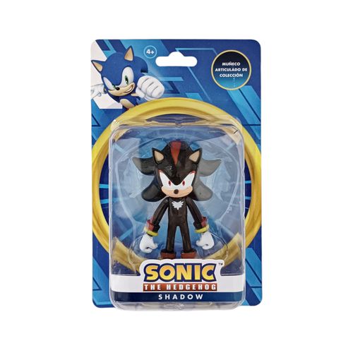 Figura coleccionable color negro con diseño alusivo a Shadow
