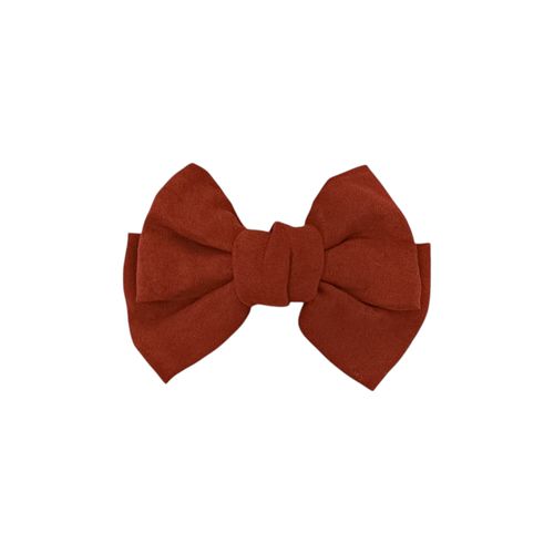 Ganchos decorativo color terracota con nudo central para mujer