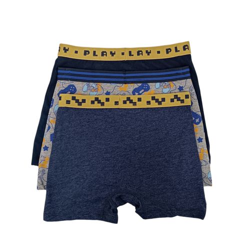 Set de 3 bóxer multicolor con diseño estampado para niño