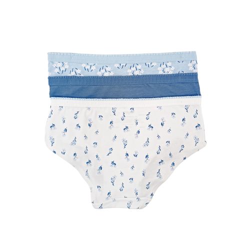 Set de 3 panties multicolor con diseño infantil para niña