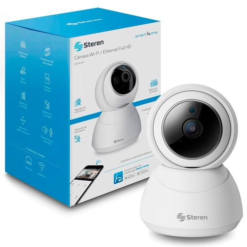 Cámara de seguridad smart Steren para interiores 2K 360°