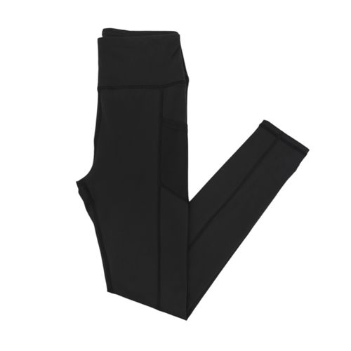 Leggins deportiva color negro con cintura elástica para mujer