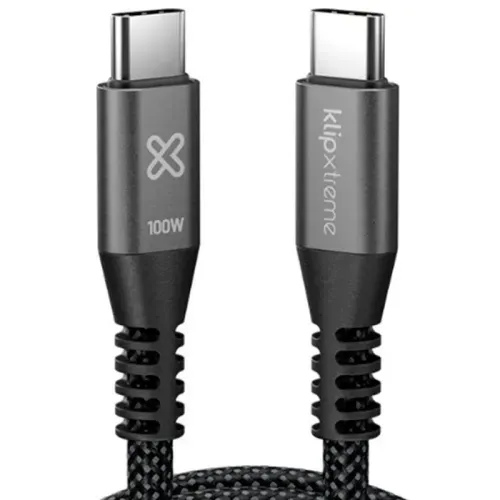 Cable trenzado USB-C a USB-C PowerGo 100W 3mt