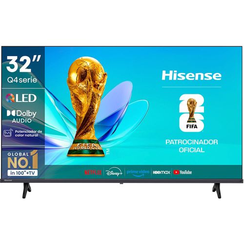 Pantalla Hisense 32" (81.28 cm) QLED HD 32Q4SV