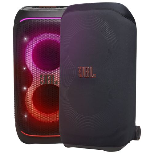 Torre de sonido inalámbrica JBL Partybox stage 320 240W + Cover protector