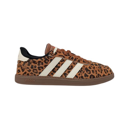 Sneakers Adidas Breaknet Sleek color café con diseño de animal print para mujer