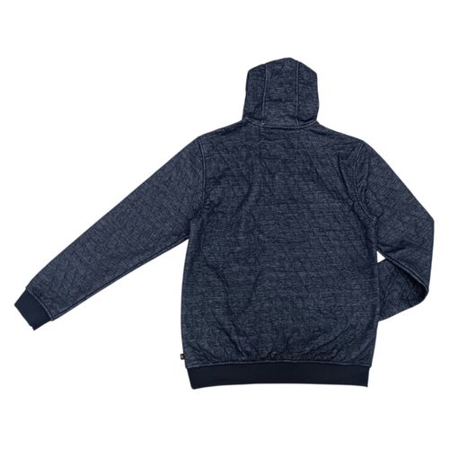 Hoddie color gris diseño con textura con mangas largas para hombre