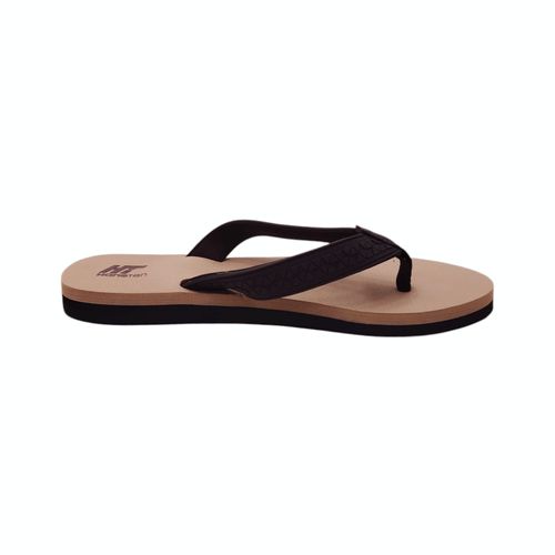 Sandalias tipo flip flops color beige diseño con textura para mujer