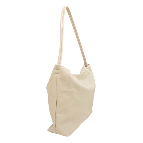 Cartera estilo hobo color ivory con asa larga para mujer