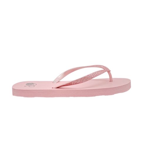 Sandalia de playa color rosa con diseño flip flops para mujer