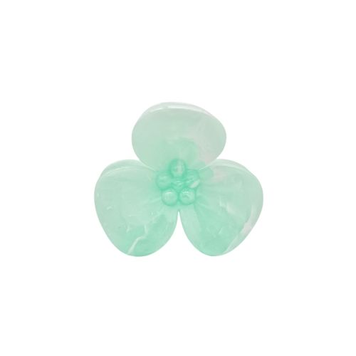 Gancho con diseño floral decorativo color crema para mujer
